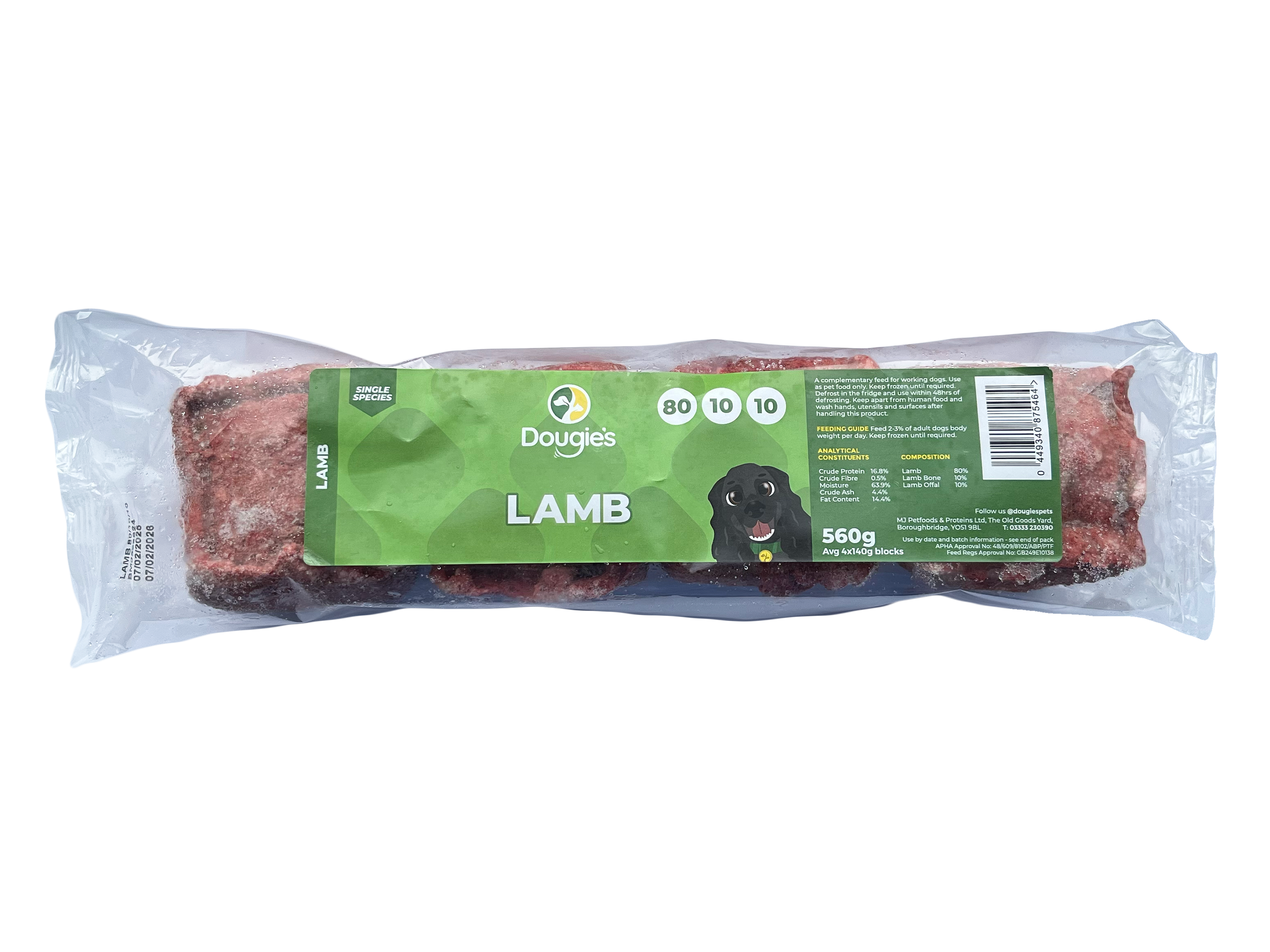 Dougies Raw Lamb 80-10-10